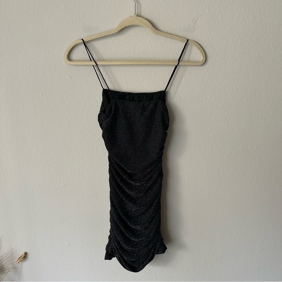 Princess Polly REEVA MINI DRESS BLACK Size 4 - Picture 10 of 11